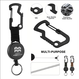 Multi-Functional Retractable Keychain